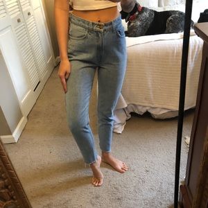American apparel mom jeans
